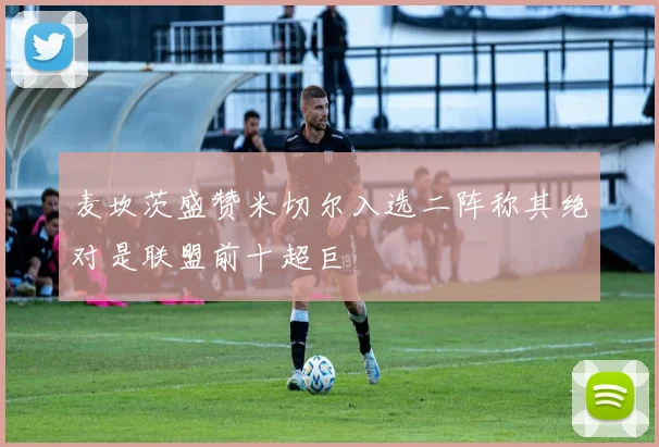 麦坎茨盛赞米切尔入选二阵称其绝对是联盟前十超巨