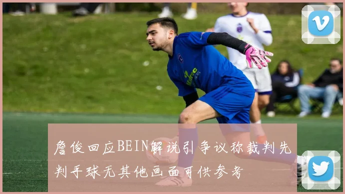 詹俊回应BEIN解说引争议称裁判先判手球无其他画面可供参考